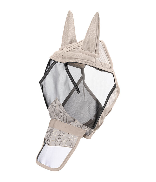 Maschera antimosche Signature III con protezione per froge rimovibile