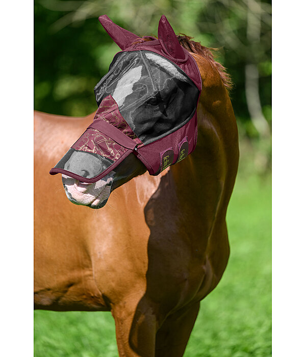 Maschera antimosche Signature III con protezione per froge rimovibile