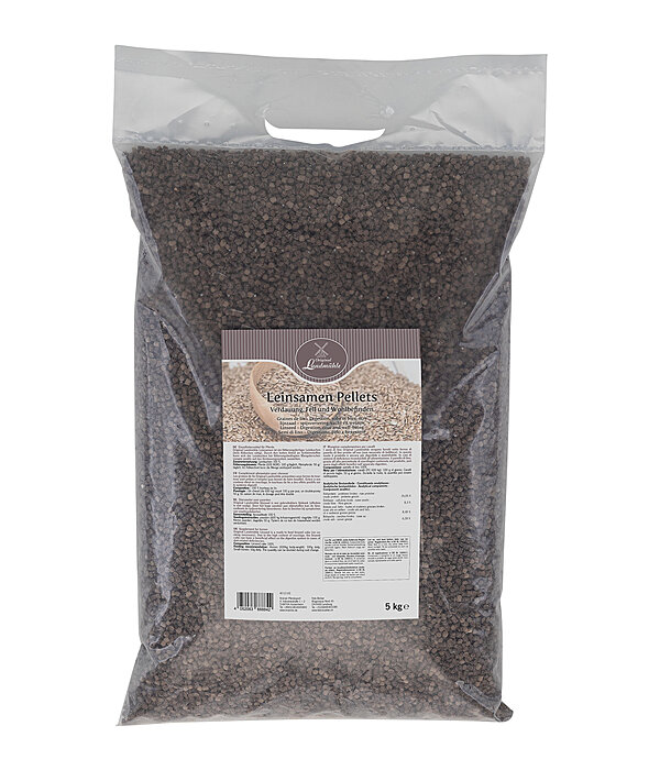 Panello di semi di lino in pellets