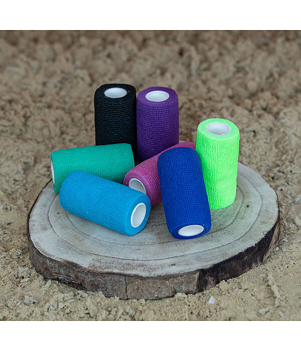 Bende Autoadesive Elastiche – Confezione Da 3 Rotoli 5 Cm X 4,5 M – Colore Nero – Per Sport, Animali, Primo Soccorso E Fissaggio Medicazioni