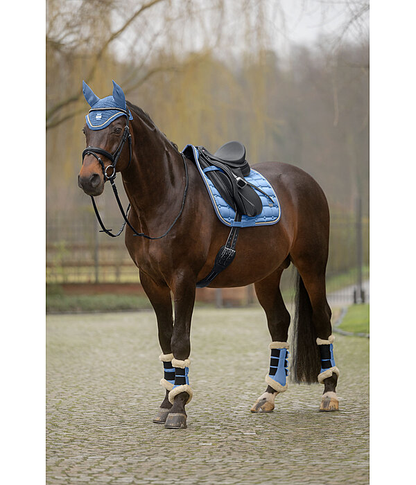 Stinchiere da dressage con pelliccia sintetica Essential, anteriori