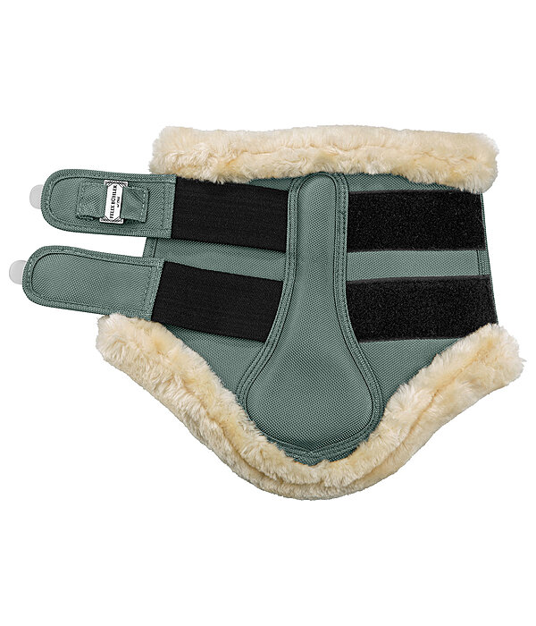 Stinchiere da dressage con pelliccia sintetica Essential, anteriori