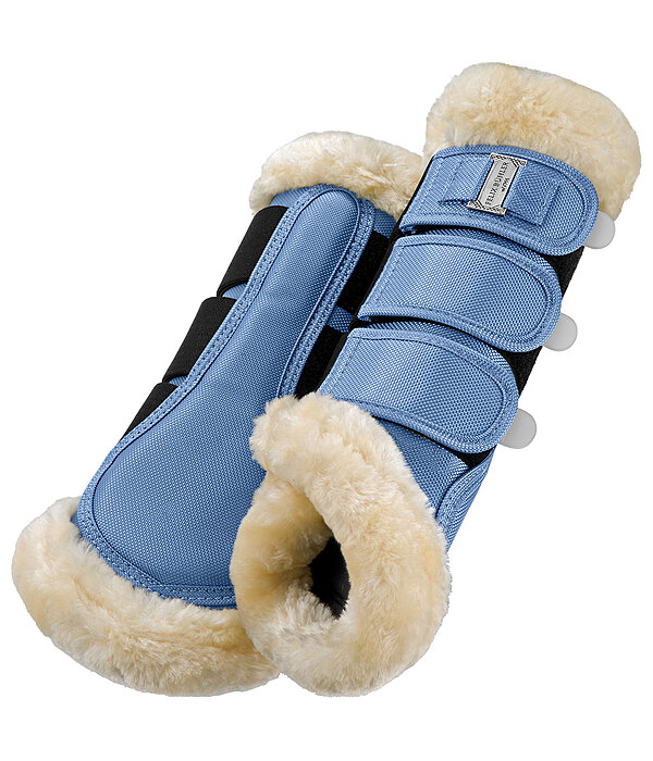 Stinchiere da dressage con pelliccia sintetica Essential, posteriori