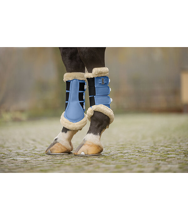 Stinchiere da dressage con pelliccia sintetica Essential, posteriori