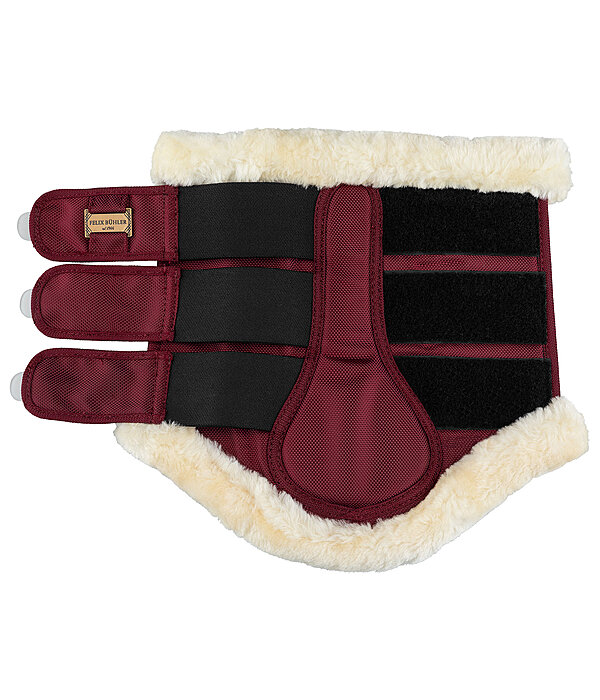 Stinchiere da dressage con pelliccia sintetica Essential, posteriori