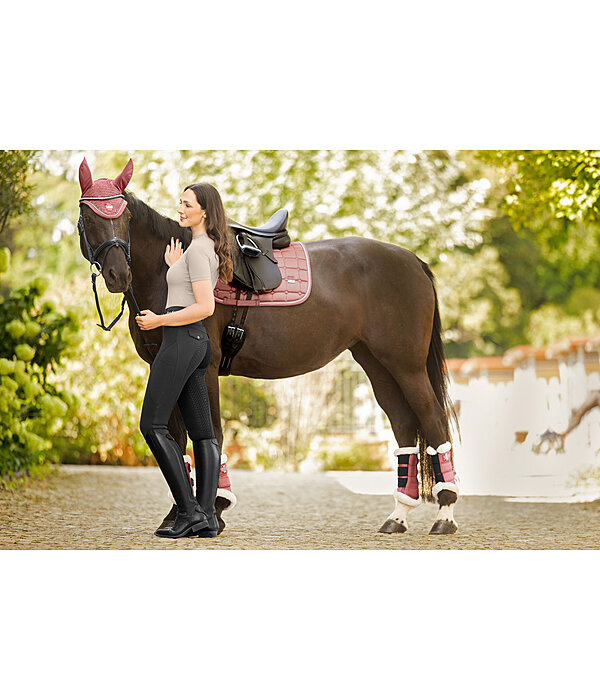 Stinchiere da dressage con pelliccia sintetica Essential, posteriori