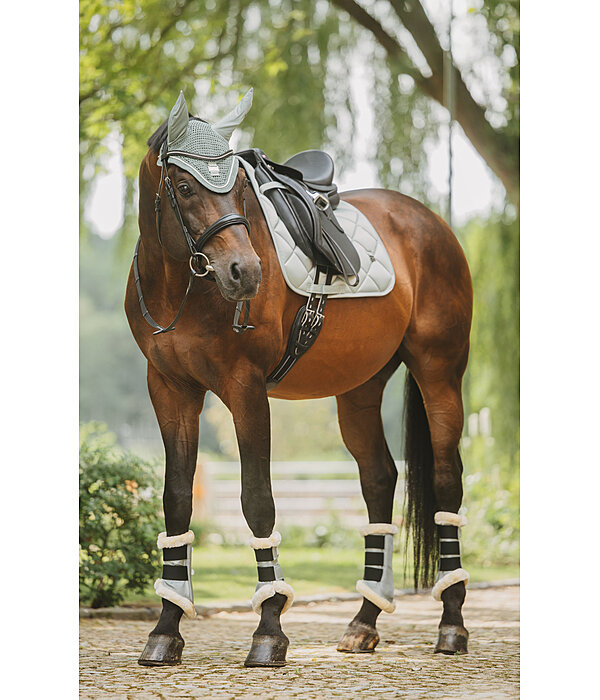 Stinchiere da dressage con pelliccia sintetica Essential, posteriori