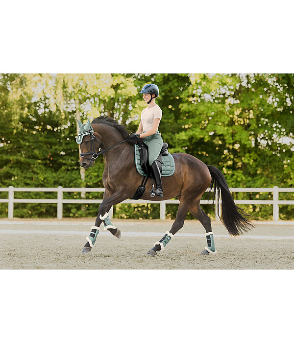 Stinchiere da dressage con pelliccia sintetica Essential, posteriori