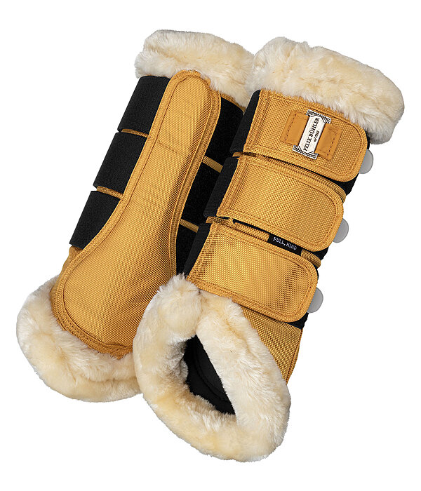 Stinchiere da dressage con pelliccia sintetica Essential, posteriori