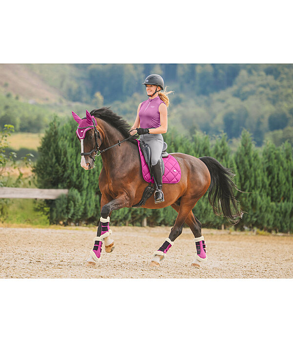 Stinchiere da dressage con pelliccia sintetica Essential, posteriori