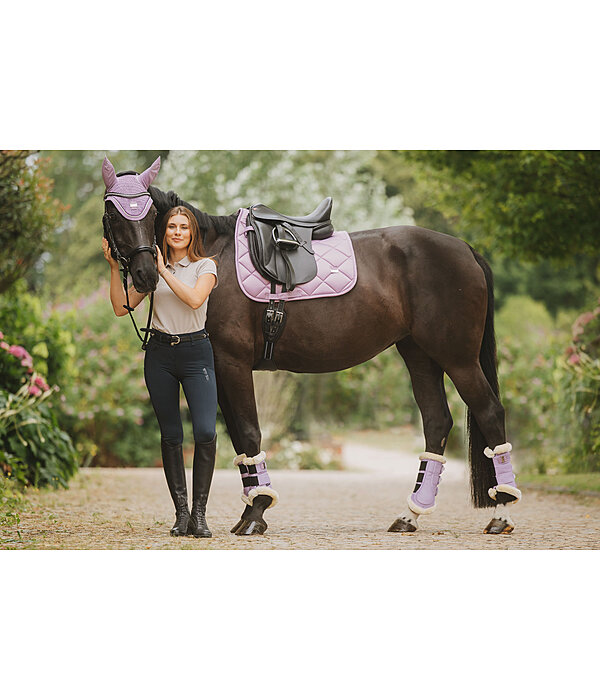 Stinchiere da dressage con pelliccia sintetica Essential, posteriori