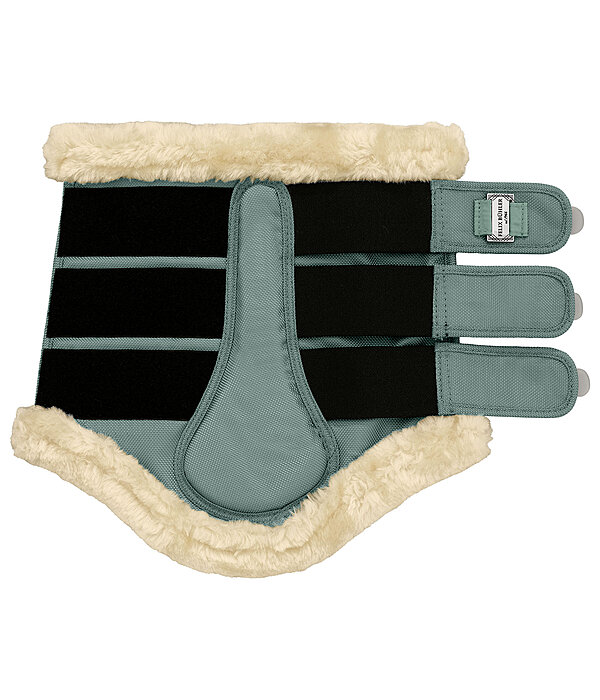 Stinchiere dressage con pelliccia sintetica Essential, posteriori