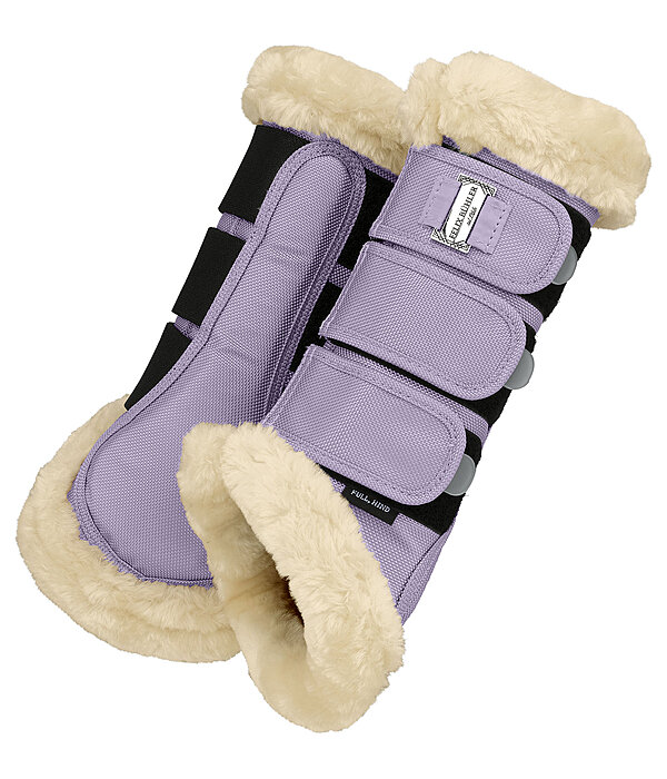 Stinchiere da dressage con pelliccia sintetica Essential, posteriori