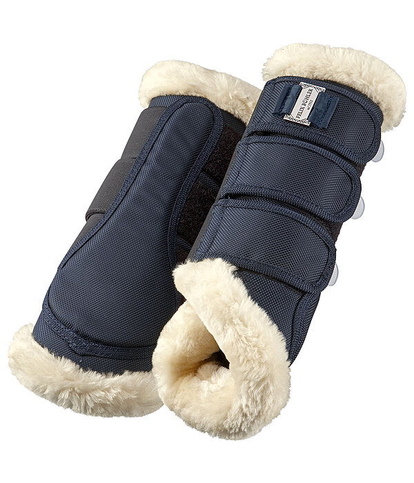 Stinchiere da dressage con pelliccia sintetica Essential, posteriori