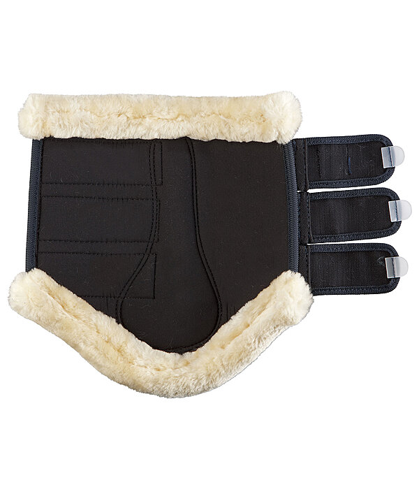 Stinchiere da dressage con pelliccia sintetica Essential, posteriori