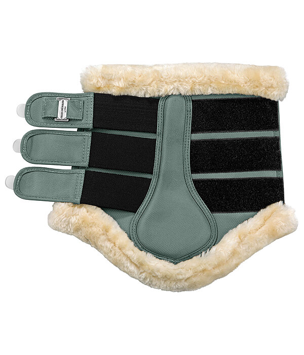 Stinchiere da dressage con pelliccia sintetica Essential, posteriori