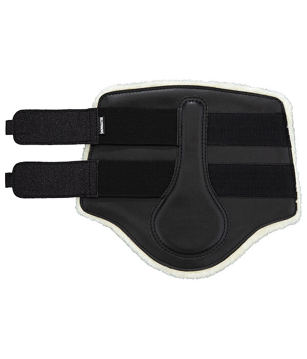 Stinchiere dressage con pelliccia sintetica Sparkling Moment, anteriori