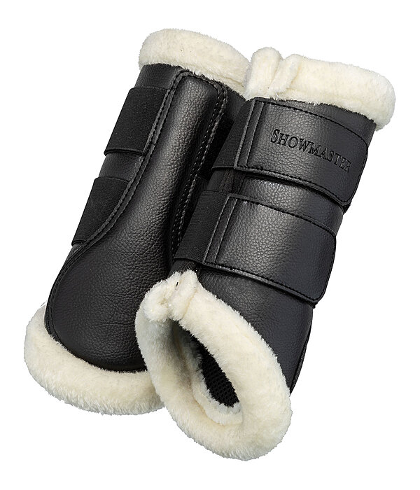 Stinchiere da dressage con pelliccia sintetica Classic, anteriori