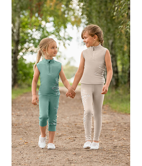 Leggings al ginocchio da volteggio Mona per bambini e ragazzi