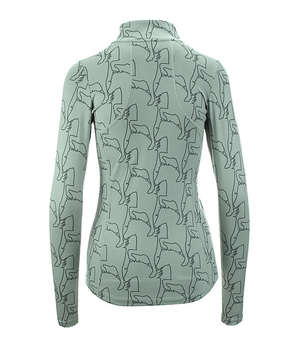 Maglia funzionale a maniche lunghe con zip Asta
