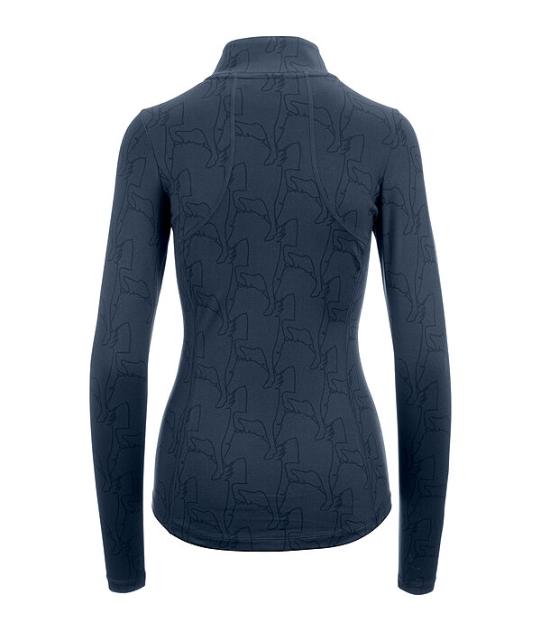 Maglia funzionale a maniche lunghe con zip Asta