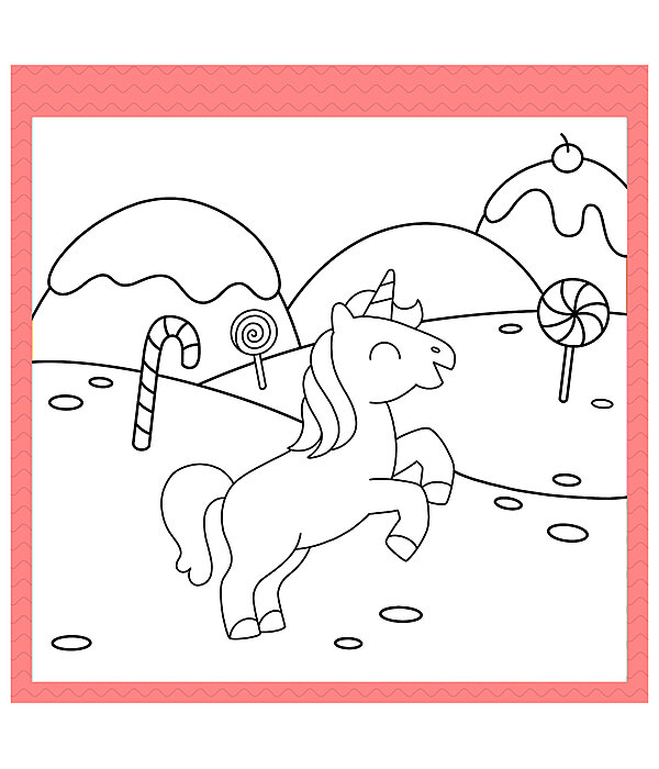 Il magico libro da colorare con l'acqua - unicorni