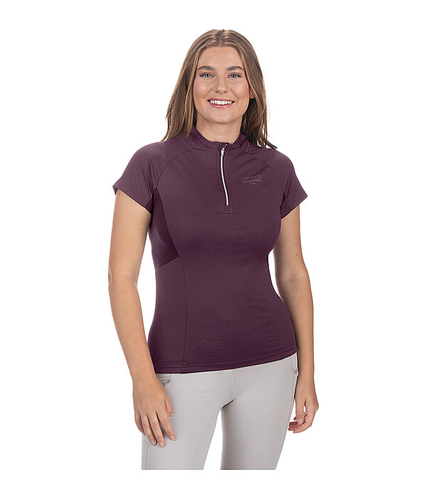 T-shirt funzionale con zip Lola