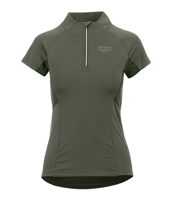 T-shirt funzionale con zip Lola