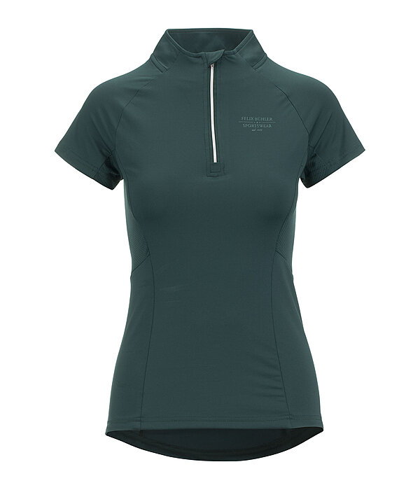 T-shirt funzionale con zip Lola