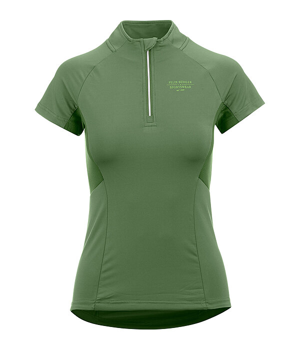 T-shirt funzionale con zip Lola