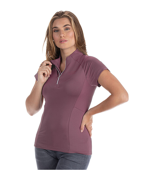 T-shirt funzionale con zip Lola