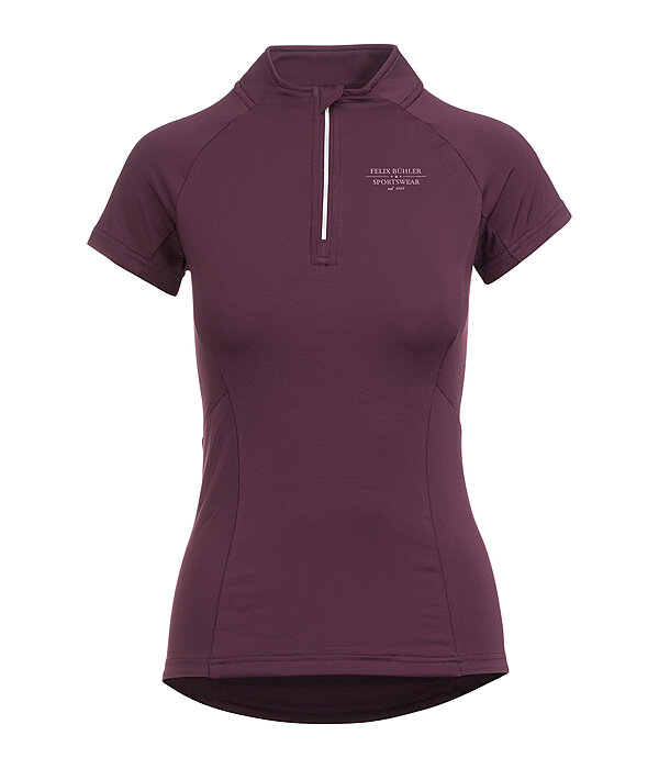 T-shirt funzionale con zip Lola