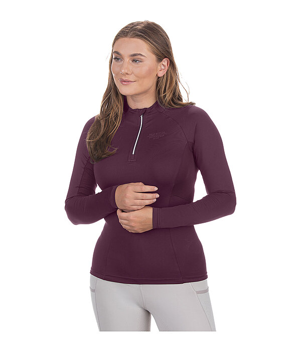 Maglia funzionale a maniche lunghe con zip Sofie