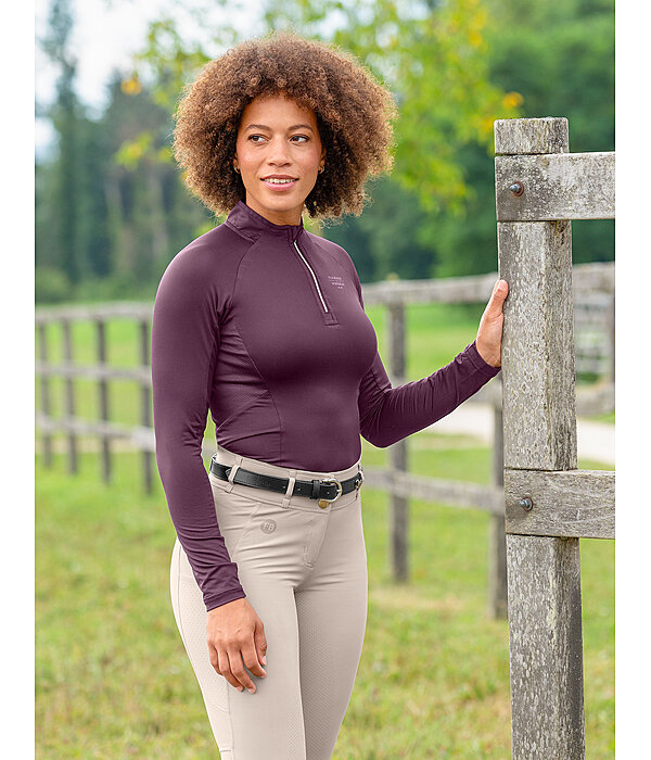 Maglia funzionale a maniche lunghe con zip Sofie