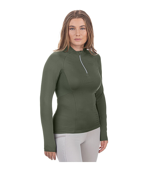 Maglia funzionale a maniche lunghe con zip Sofie