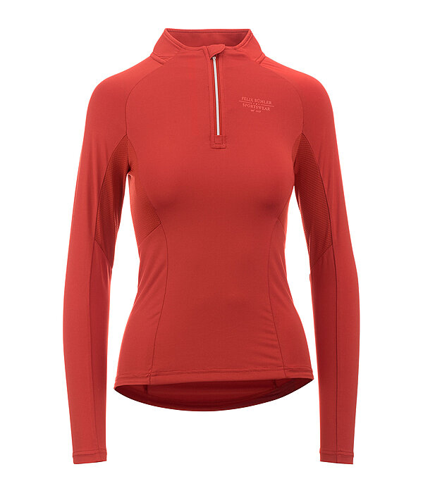 Maglia funzionale a maniche lunghe con zip Sofie