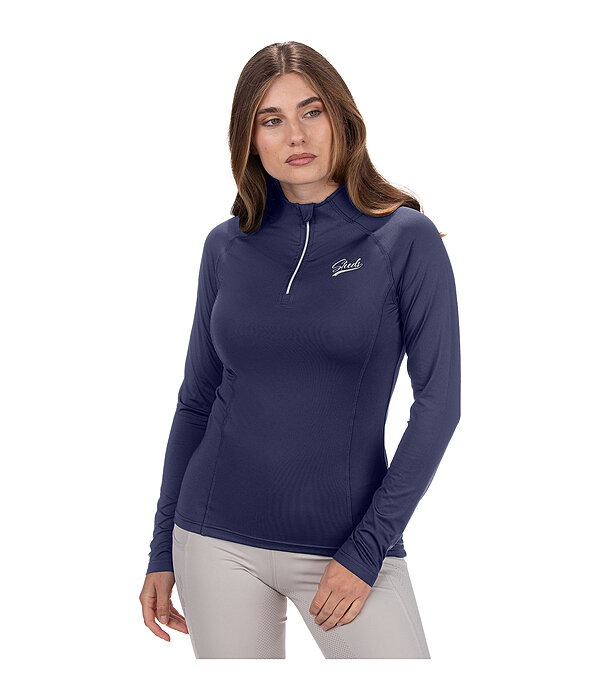 Maglia funzionale a maniche lunghe con zip Lea