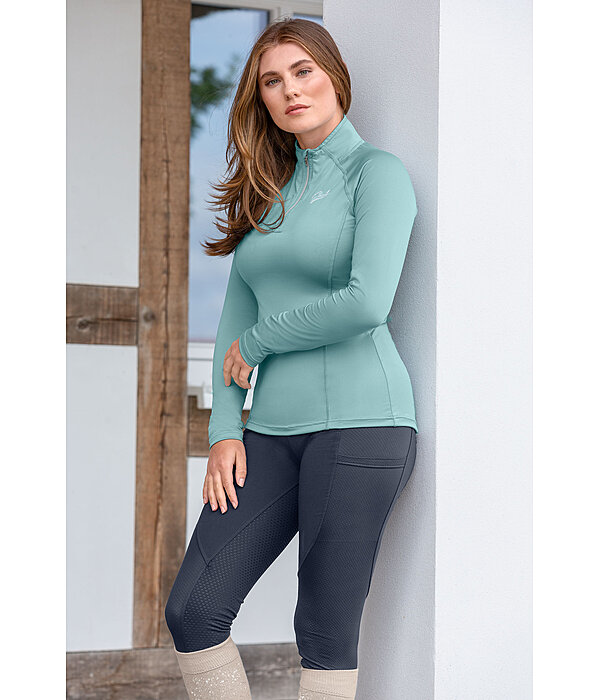 Maglia funzionale a maniche lunghe con zip Lea
