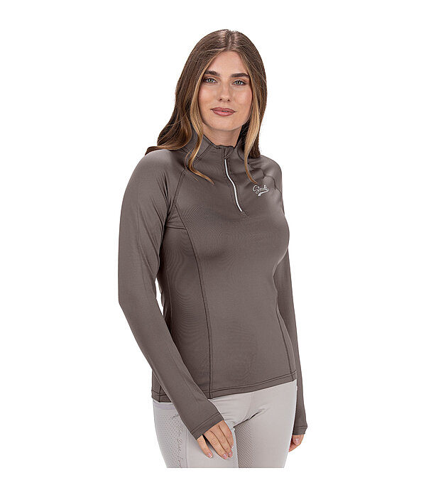 Maglia funzionale a maniche lunghe con zip Lea