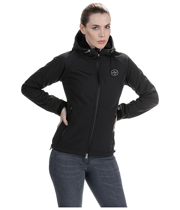 Giacca da equitazione softshell con cappuccio Lara