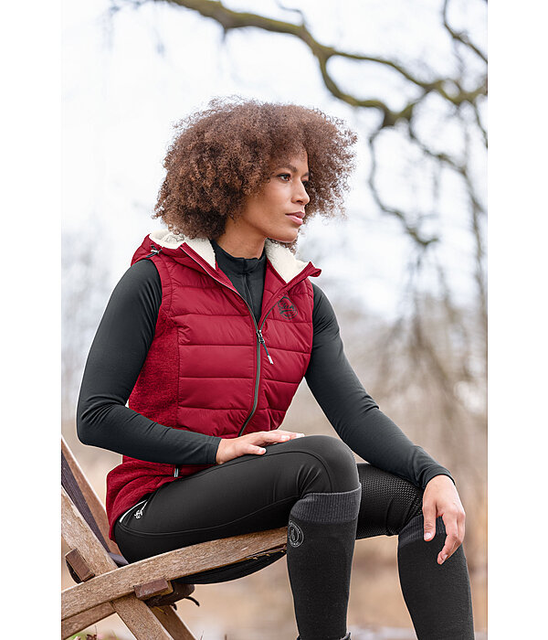 Gilet da equitazione combinato con cappuccio Liah