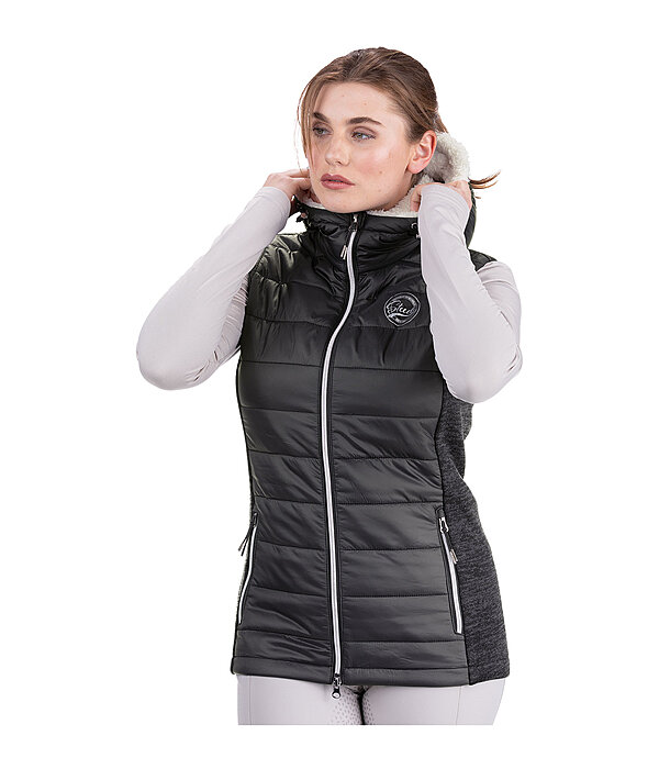 Gilet da equitazione combinato con cappuccio Liah