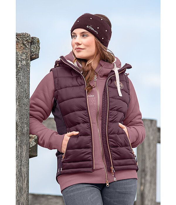 Gilet da equitazione combinato con cappuccio Liah