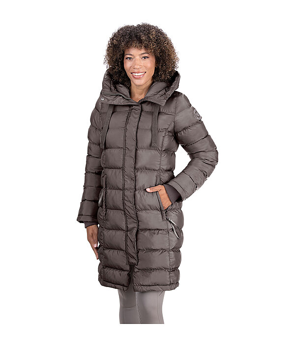 Cappotto da equitazione trapuntato con cappuccio Minou