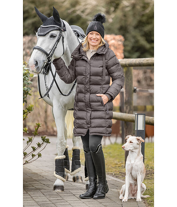 Cappotto da equitazione trapuntato con cappuccio Minou