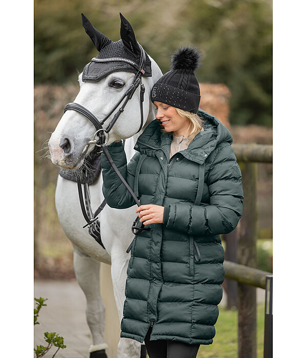 Cappotto da equitazione trapuntato con cappuccio Minou