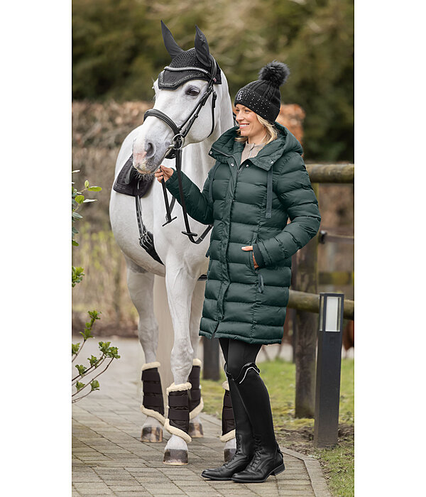 Cappotto da equitazione trapuntato con cappuccio Minou