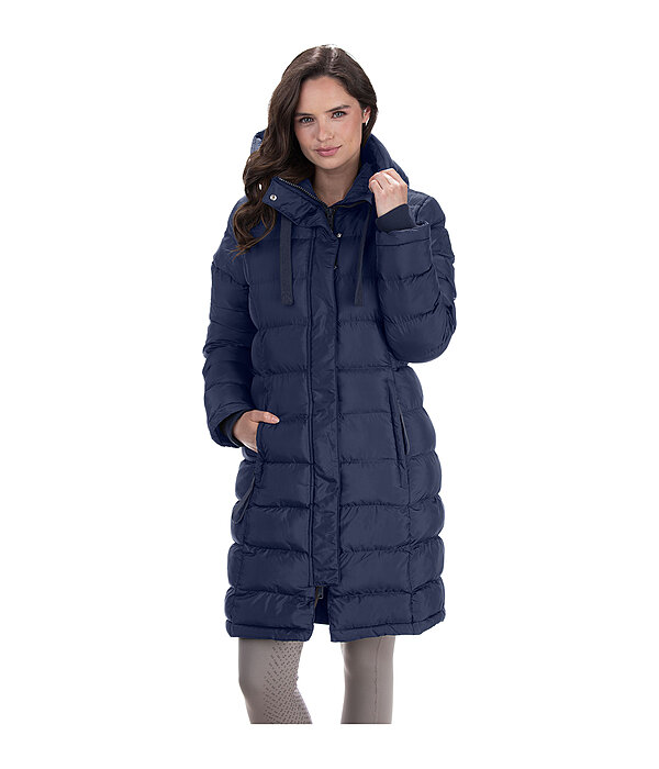 Cappotto da equitazione trapuntato con cappuccio Minou