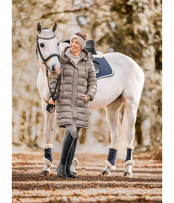Cappotto da equitazione trapuntato con cappuccio Minou