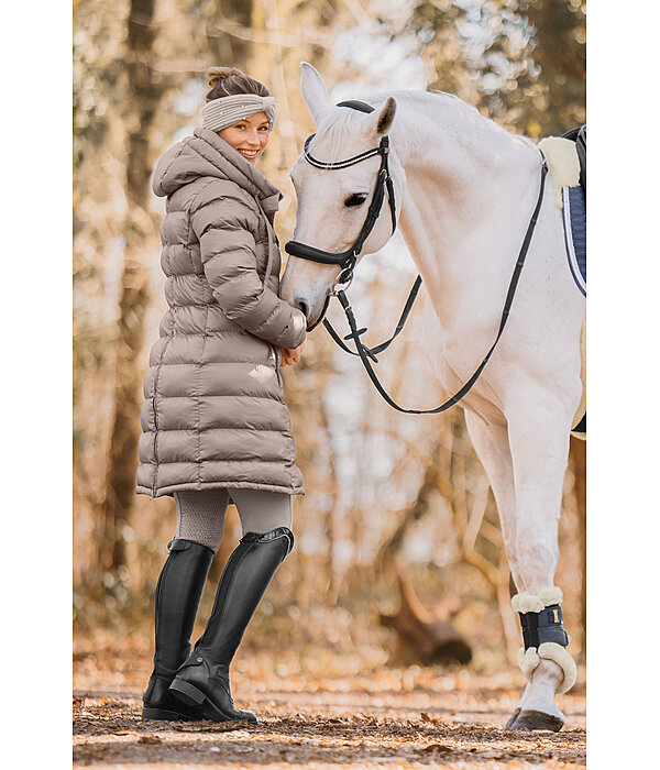 Cappotto da equitazione trapuntato con cappuccio Minou